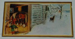 Julbonad: Häst - tomte - lykta Anders Olsson