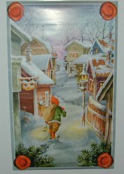 Julbonad: Tomte på Stadsgatan / Erik Forsman