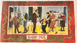 Julbonad, kronblom, julafton , jul, nostalgi, bonad, pappersbonad