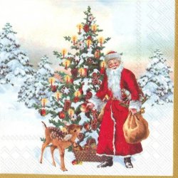 servett, servetter ,jultomte, tomten,