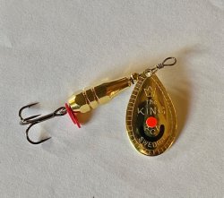 kingspinnare, king. kingmässing, spinnare