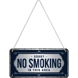 Plåtskylt, no smoking, smoking