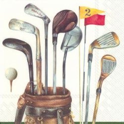 Servett fr Ihr: Golf klubbor åter igen här.....