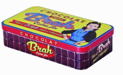 Kakburk: Chocolat Brah , fransk retro stil, underbar fin