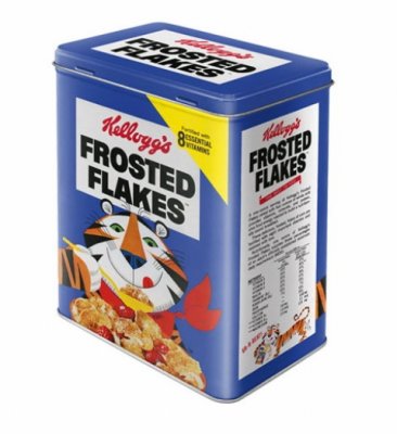 Plåtburk: Kelloggs Frosted Flakes