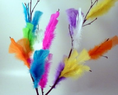 Påskpynt: Påskvippor 6 sprakande färger