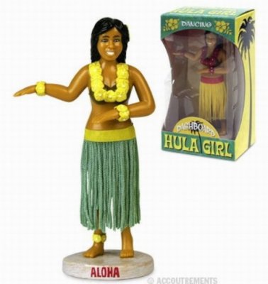 Instrumentpanels prydnad: Hula Girl