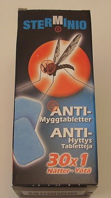 Tabletter till den elektriska myggjagaren