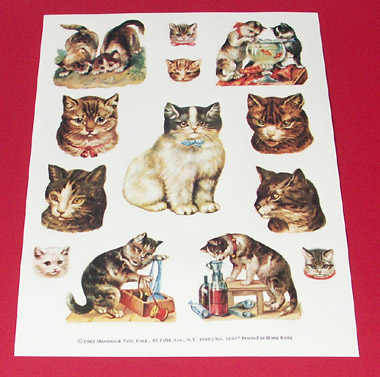 Stickers:13 olika katter Underbara katter