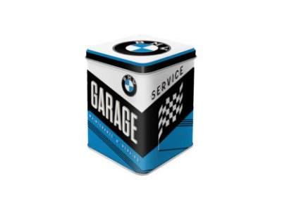 teburk, plåtburk, te, burk, BMW, BMW burk