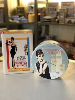 Kakburk, plåtburk, nostalgic, Audrey Hepburn