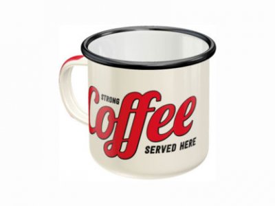 emaljmugg, mugg, kaffekopp. nostalgi