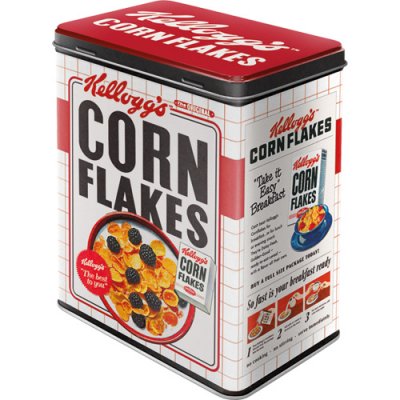 corn flakes, plåtburk, burk , nostalgi