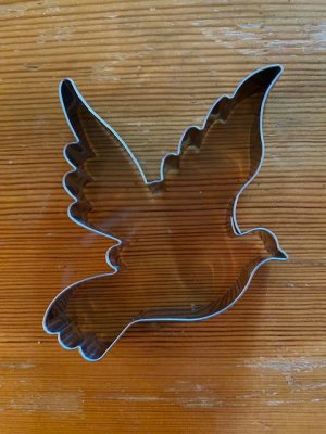 kakmått, pepparkaksmått, duva, kaka