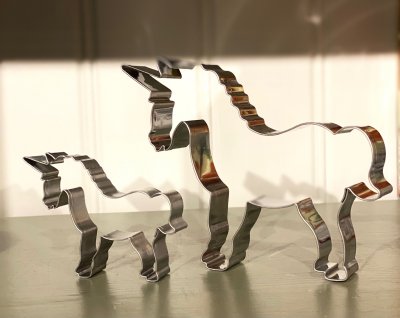 enhörning, kakmått, mått,