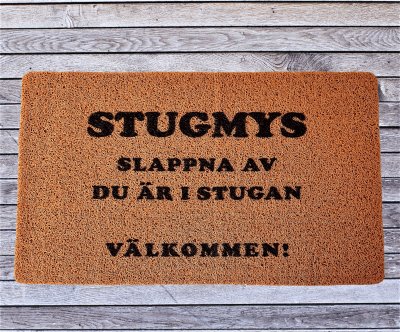 matta, dörrmatta, stugmys.