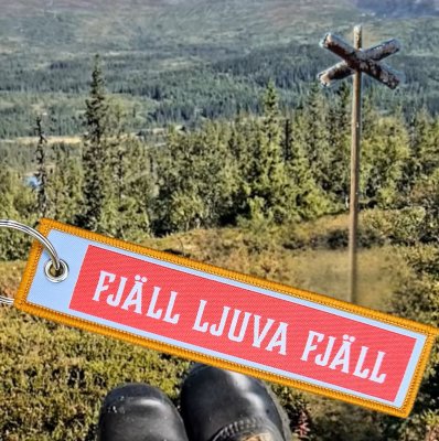 tag, nyckelring, fjäll ljuva fjäll
