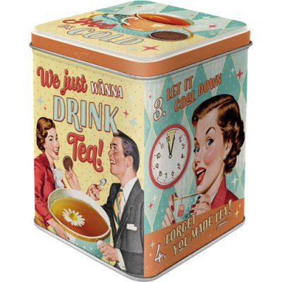 Teburk, retro burk, 100g teburk, Hot or Cold
