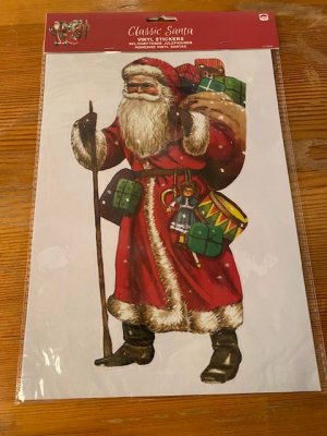 Stickers, tomte , klassisk tomte. julpynt , pynt
