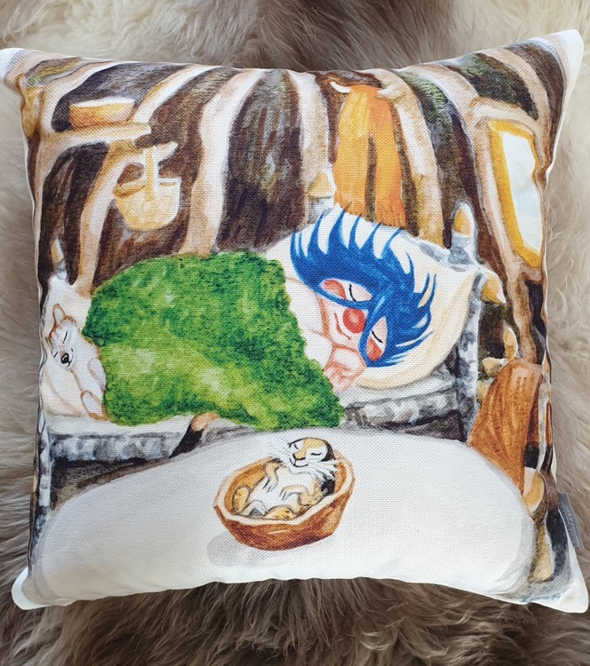 Kuddfodral Plupp Med Hermelin O L mmel Textilier